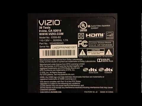 Vizio TV sound but no picture HELP!!!!