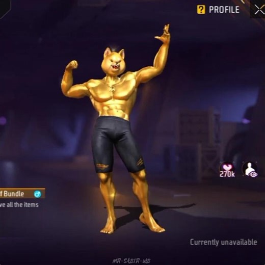 Free Fire Golden Bundle💪 | Finally Mil Gaya Golden Bundle | FF New Golden Bundle Unlock #shorts