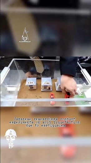 Japanese researchers conduct experiments on soil liquefaction due to earthquakes