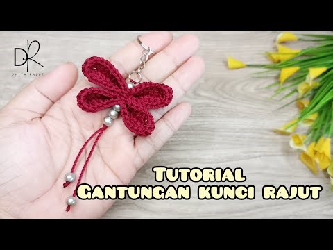 Crochet Dragonfly Keychain Tutorial