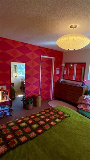 Vintage 70s Room Makeover with Retro Disco Vibes