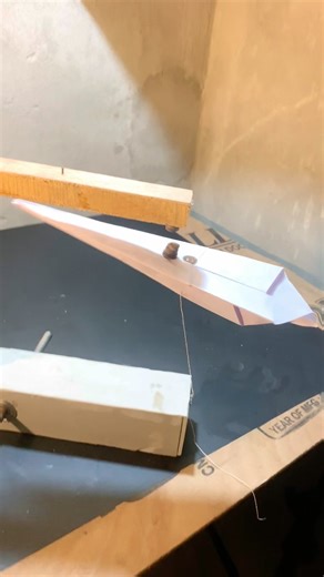 respect 😱 |magnetic energy with paper airplane #experiment #tiktok #science #diy #project