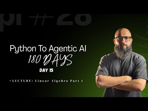 Linear Algebra in Machine Learning | Part 1 #machinelearning #linearalgebra