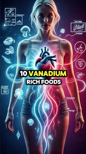 Top 10 Vanadium-Rich Foods for Blood Sugar Balance & Energy⚡#bloodsugar #MetabolicHealth