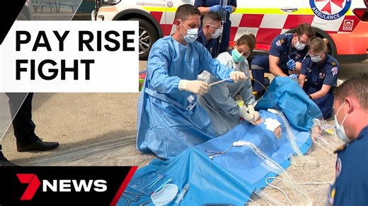 2.5K views · 21 reactions | After battling for a pay rise for 18 months, frustrated NSW paramedics are now threatening to ramp up industrial action. That escalation in the dispute came as the health minister showed off a major breakthrough in ambulance technology. 7NEWS at 6pm. More local news: 7news.com.au/news/sydney #7NEWS | 7NEWS Sydney | Facebook