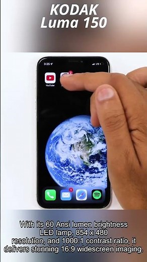 Review KODAK Luma 150 Ultra Mini Pocket Pico Projector 2023 #short