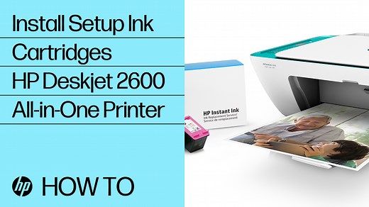 HP DeskJet 2620 All-in-One Printer Setup | HP® Support