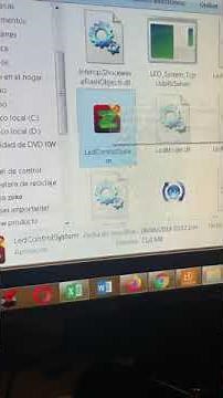 Programacion cartel de led avl 112 200 x 40 con led control system v5 en computadora