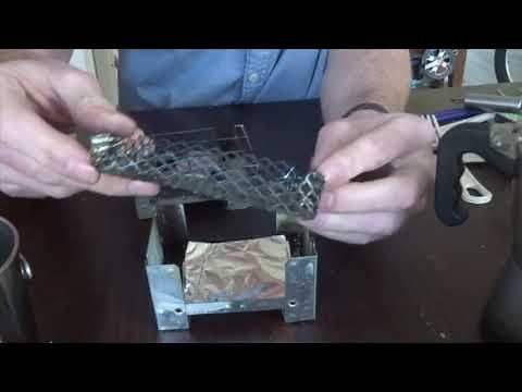 Esbit pocket stove modification and field test