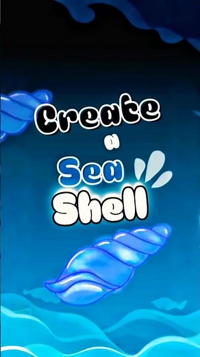 Create a Sea Shell | in Blender A 3D Shell !!🐚 #blender #tutorial #blender3d #shorts