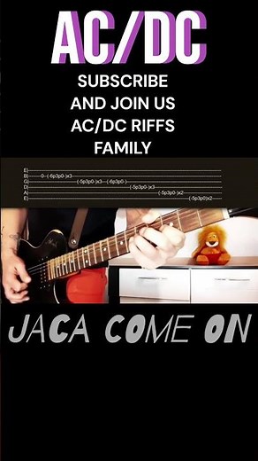 Who Made Who AC/DC Guitar Solo Lesson Tutorial + Tab #shorts