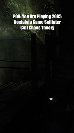 POV: You Are Playing 2005 Nostalgia Game Splinter Cell Chaos Theory