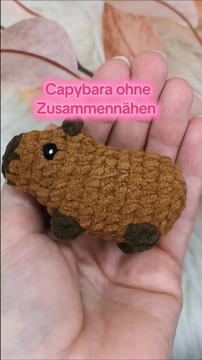 Crochet a capybara in minutes - quick and easy amigurumi without sewing - crochet pattern