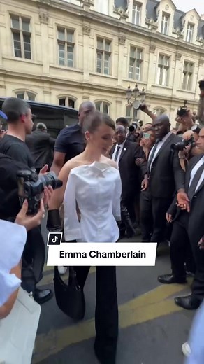 Emma Chamberlain at JeanPaulGaultier Couture Fall/Winter 2025 Show