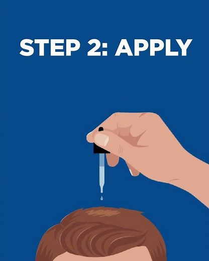 Rogaine How to apply Men's Solution