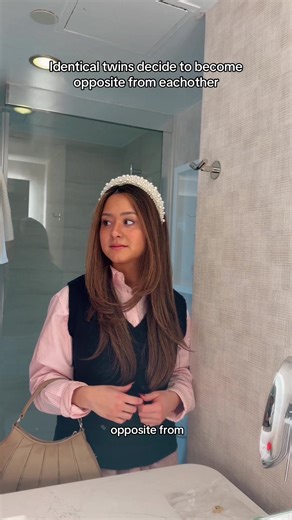 The day has come.. hopefully you guys can tell us apart now 🤷🏻‍♀️ 👯‍♀️ #twins #dharmann #oppositetwins #skits #comedy @Dhar Mann @Dhar Mann Studios