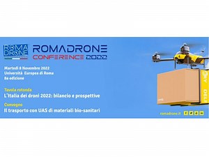Drones, the Rome Drone Conference 2022 opens tomorrow