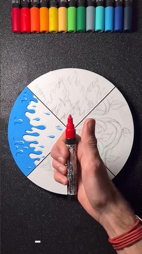 Fire with Posca markers! 🔥 Stay tuned for the 3rd part! 🔜 #artistomg