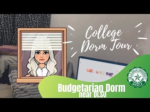 BUDGETARIAN Dorm Tour (NEAR DLSU) Philippines