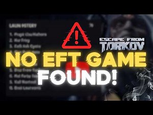 How to Fix Escape From Tarkov The Is No Game With Name EFT Error