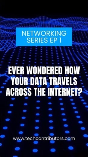 🌐 Ever wondered how your data actually travels across the internet?