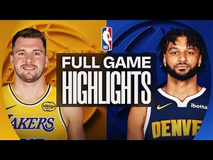 LAKERS at NUGGETS | FULL GAME HIGHLIGHTS | January 20, 2026