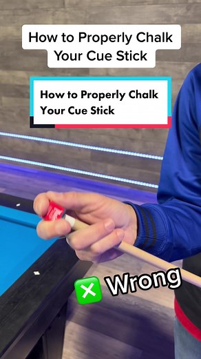 Helpful tip for chalking 😀 #apapool #apapoolleague #apaleague #billiards #poolleague #8ballpool #chalking #fyp #foryou #pooltips
