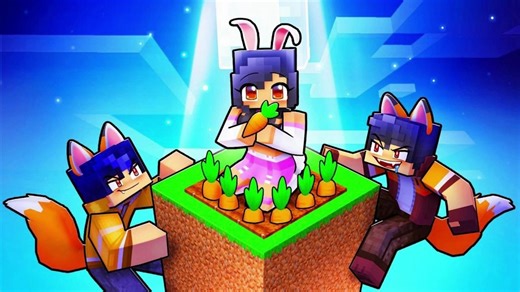 【Aphmau】《我的世界》中狐狸积木上的一个小家伙！