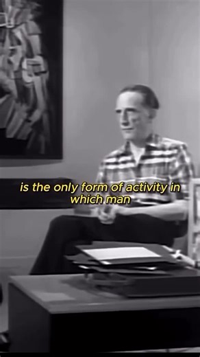 𝗚ü𝗟 𝗠𝗘𝗠𝗜𝗦 | 𝘈𝘉𝘚𝘛𝘙𝘈𝘊𝘛 𝘗𝘈𝘐𝘕𝘛𝘌𝘙 on Instagram: "I was deep-diving into art history to expand my perspective when I stumbled upon this gem from a 1956 interview with Marcel Duchamp. #MarcelDuchamp #ArtRevolution #ConceptualArt #Dadaism"