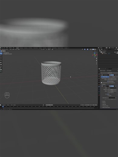 How to Create a Trash Can in Blender | Easy Modeling Tutorial #blendtweaks #blender3d #blender