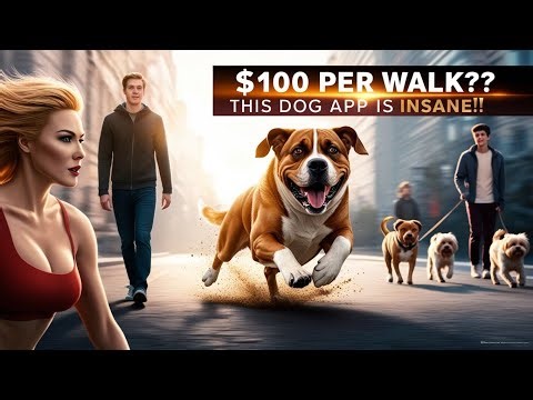 $100 Per Walk?! Top 5 Dog Walking Apps in USA That Actually Pay!"