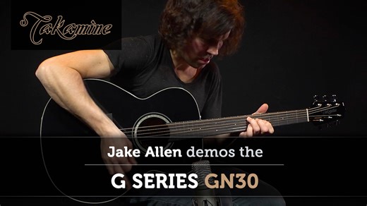 Happy Takamine Thursday! Here's the always-excellent Jake Allen with a great demo of a great guitar... Takamine's G Series GN30. Features: NEX body style, solid spruce top, okoume back & sides, mahogany neck, ovangkol fingerboard, split-saddle bridge design, pearloid rosette, and a beautiful gloss black finish. Specs & info: https://www.esptakamine.com/products/15800-gn30-blk | Takamine Guitars