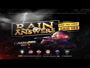 RAIN OF ANSWERS//AND THE LORD SAID YES [DAY 2] || NSPPD || 27TH JANUARY 2026