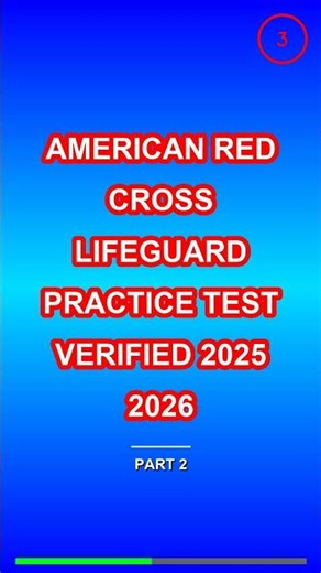 american red cross lifeguard practice test verifie