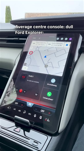 Average centre console: dull. All-Electric Explorer: private locker 😌 Try it for yourself. Available now at Peoples Ford - test drive today. Book your test drive 👉 https://bit.ly/4oXnPbk #PeoplesFord #fordexplorer #forduk