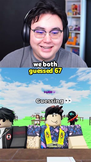We Both Guessed 67 #roblox