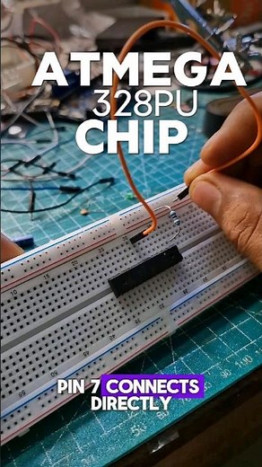 How to Power Up Atmega328 pu chip without Arduino #arduino #homeautomation #electronics