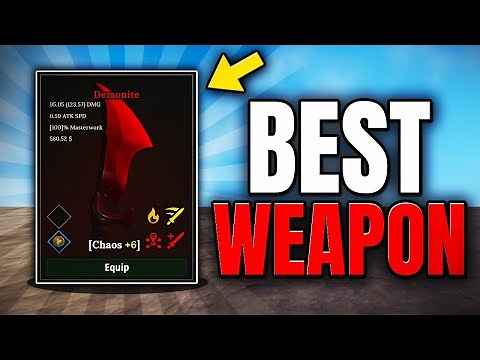 How to Make the BEST WEAPON in The Forge (Roblox)