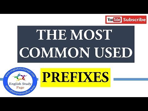 Prefixes, Meanings and Examples in English