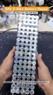 48V E-Bike Battery Repair #lithiumbattery #spotwelding #viral #ebike #viralvideo #electrical