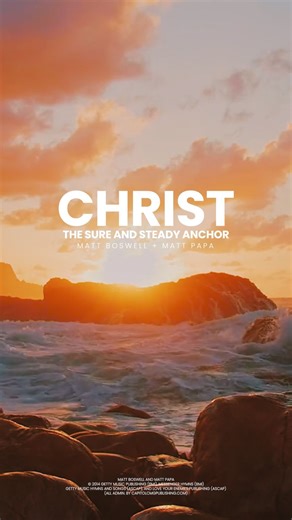 A new lyric video for “Christ the Sure and Steady Anchor” by @matt_papa and @matthewcboswell is available now on YouTube! Watch the full video >> https://getty.pub/4bDrO5t | Keith and Kristyn Getty