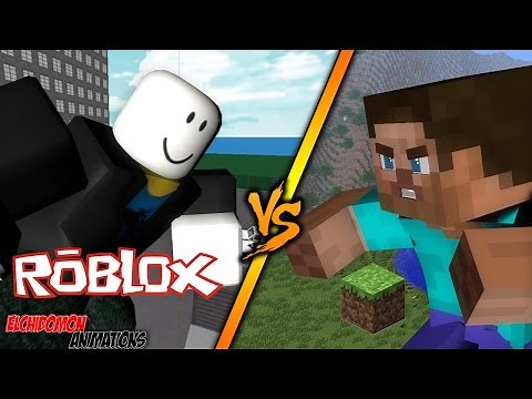 ★MINECRAFT ANIMATION★.- ROBLOX VS STEVE | EPIC FIGHT | - HD
