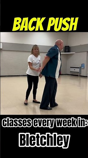 Jive of Herts dance move: Back Push - a really nice move to add to your basic jive moves repertoire