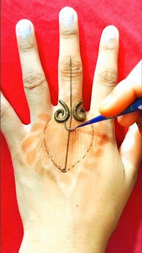 Nice Beautiful Mor Pankh Mehndi Design ❤️🥰 #youtubeshorts #mehndi #henna #hennadesign #mehandi #art