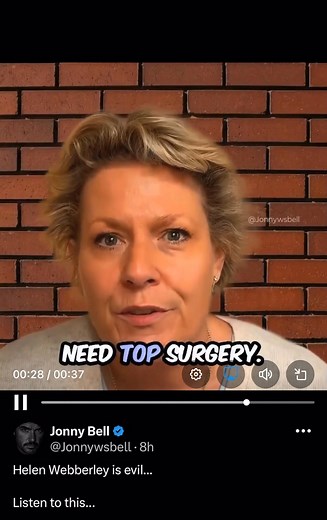 8.3K views · 166 reactions | The glorification of mastectomy - as part of ‘gender affirming’ care always made me feel sick. Now I have my own scars - due to breast cancer - it makes me feel even sicker. And what’s most unsettling about this video is the part where a so-called medical doctor says this woman looks ‘incredible’ - with her breasts removed. With gleeful, shiny eyes. Yet some people still cannot see the problem. | Courageous Campaigns by Janet Murray | Facebook