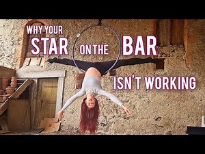 Most Common MISTAKES for Star on the Bar and HOW TO FIX THEM ( aerial hoop lyra tutorial)
