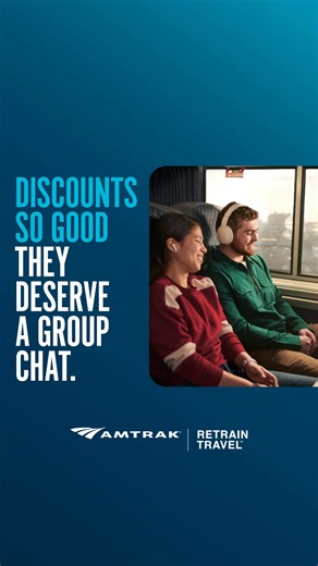 16K views | Groups can save up to 60% with share fares* *Restrictions apply | Amtrak | Facebook