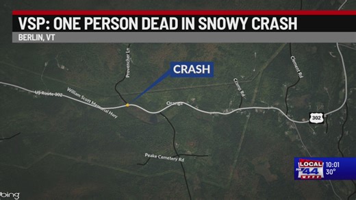 Berlin man dies in reported two-car crash