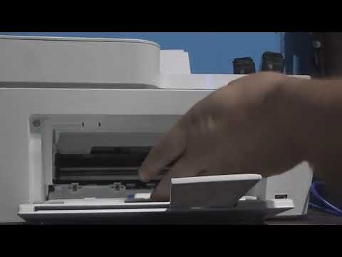 how to change ink cartridges on a HP Deskjet 4155 printer