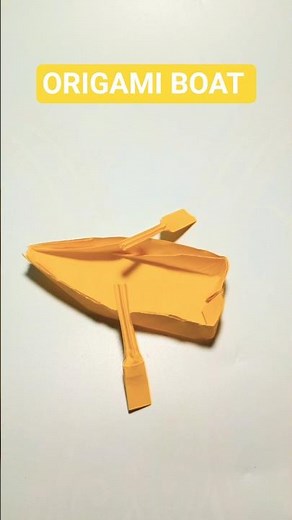ORIGAMI BOAT | EASY ORIGAMI BOAT TUTORIAL